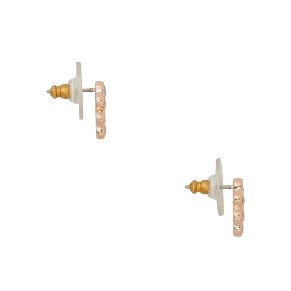NWT! Kate Spade Full Circle Studs in Rose Gold - Picture 2 of 5